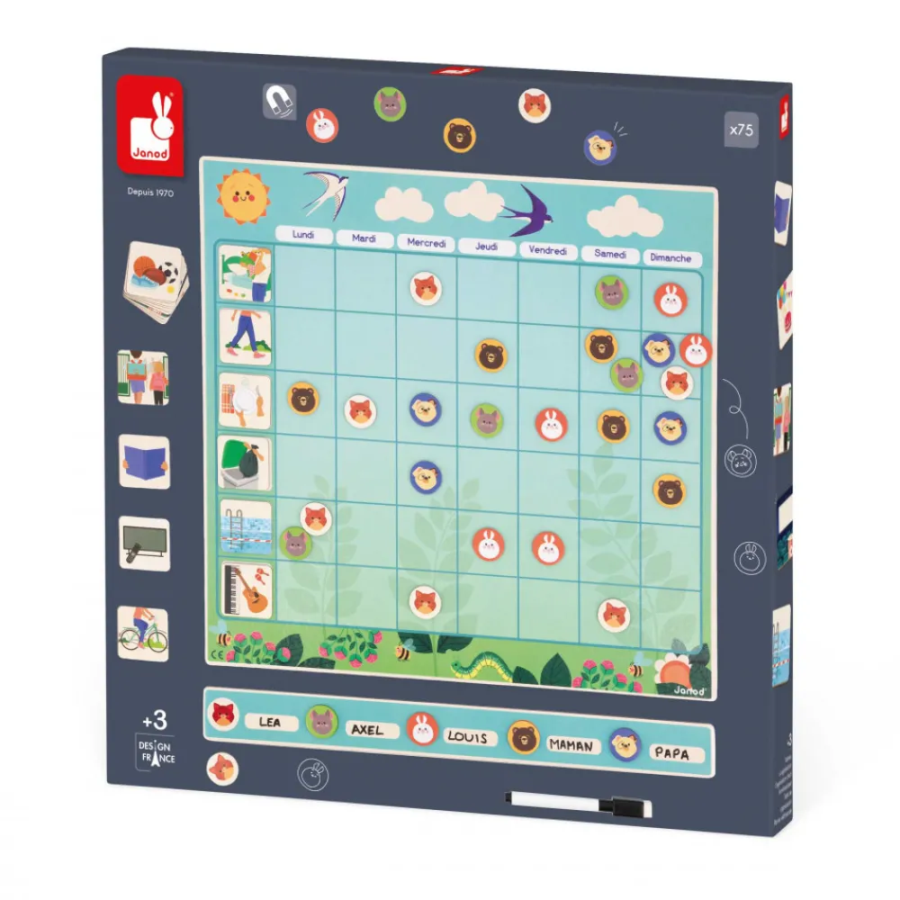 Janod Tableaux, Ardoises & Magnets|Jeux Éducatifs Primaire*Tableau d'Organisation