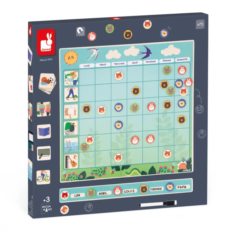 Janod Tableaux, Ardoises & Magnets|Jeux Éducatifs Primaire*Tableau d'Organisation