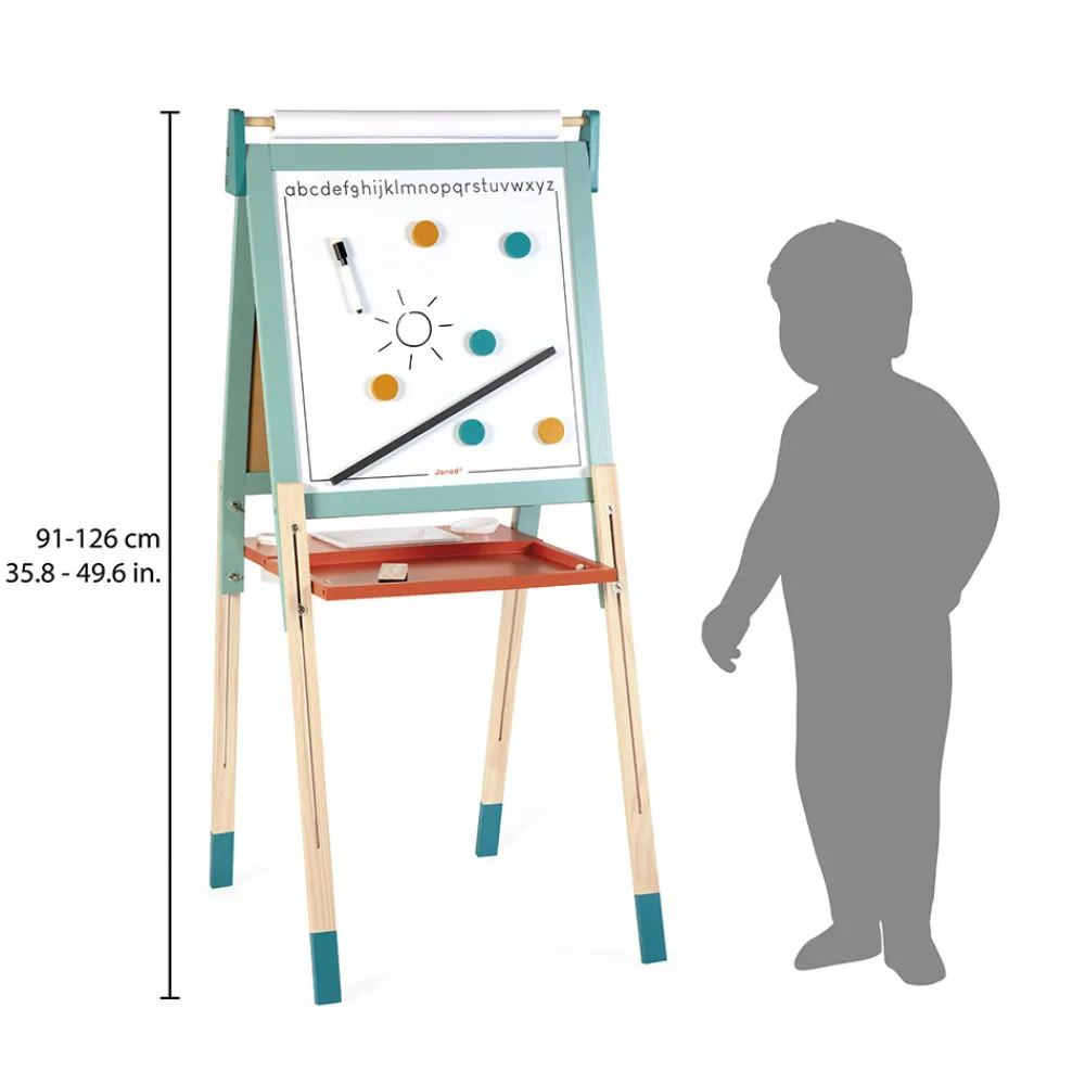 Janod Tableaux, Ardoises & Magnets*Tableau Magnétique Réglable