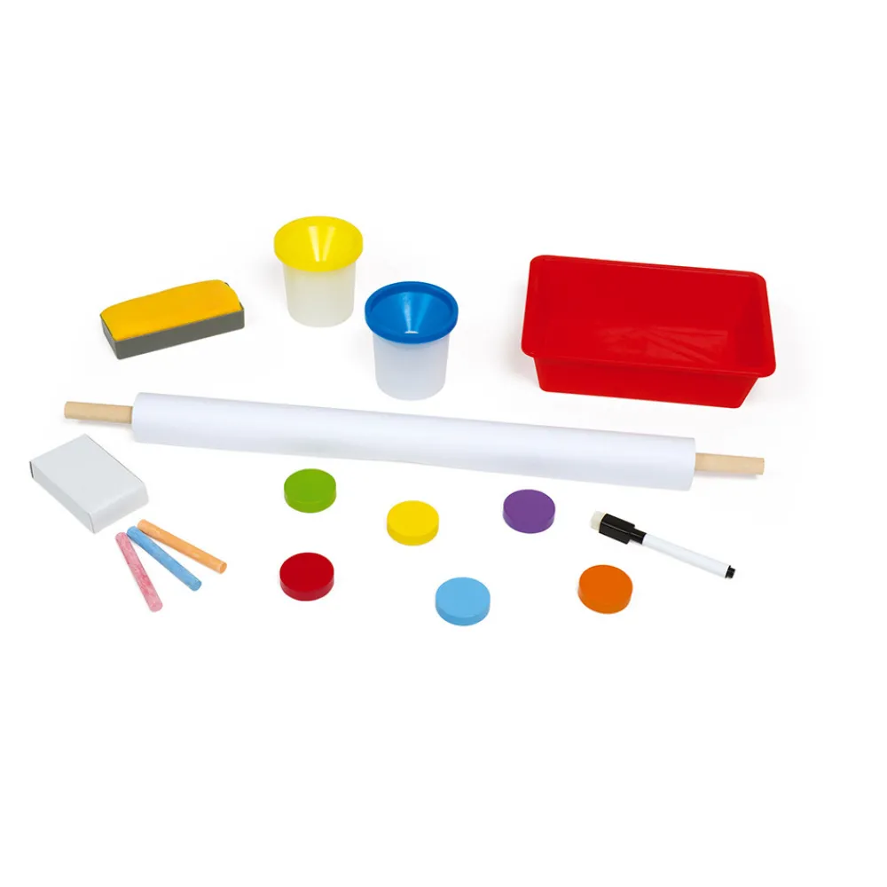 Janod Tableaux, Ardoises & Magnets|Jeux Éducatifs Primaire*Tableau Réglable Splash (bois)