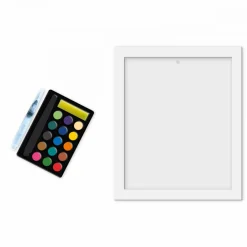 Janod Peinture Par Numéro & Coloriage|Collection "Les Ateliers Du Calme"*Tableaux Dorés Peinture Aquarelle Animaux
