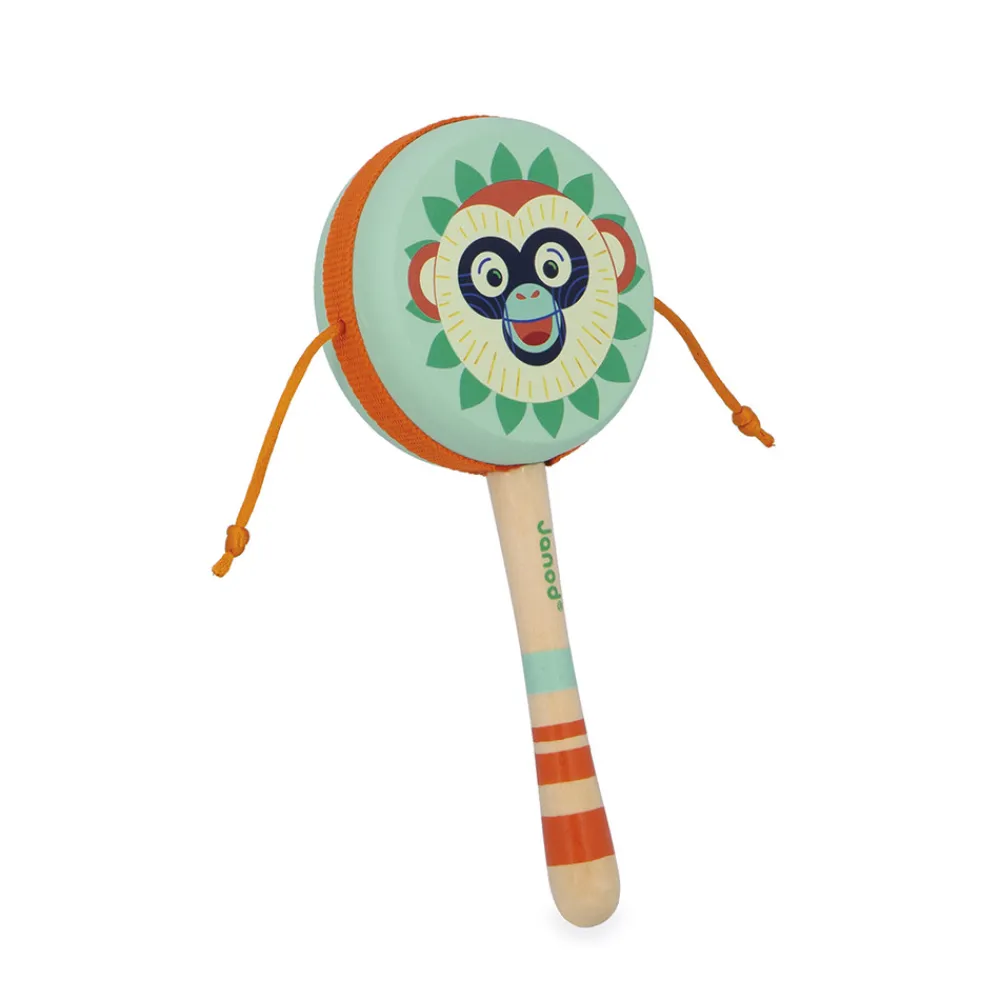 Janod Jouets Musicaux|Jouets Musicaux*Tambour à Mains Singe Gioia