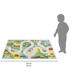 Janod Tapis & Déco|Tables & Mobilier*Tapis avec circuit Campagne - Cross Roads