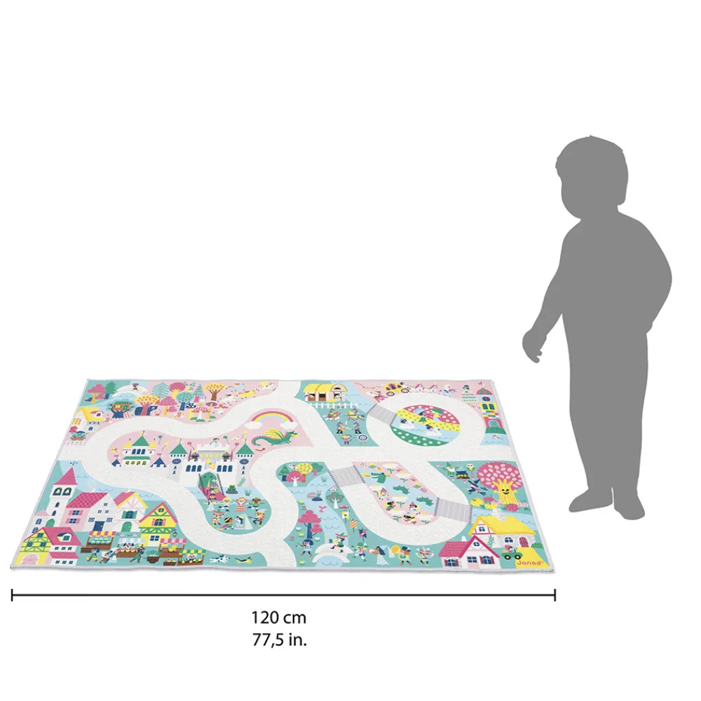 Janod Tapis & Déco|Tables & Mobilier*Tapis avec circuit Royaume enchanté - Cross Roads
