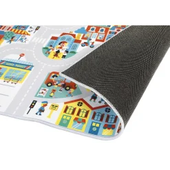 Janod Tapis & Déco|Tables & Mobilier*Tapis avec circuit Ville - Cross Roads