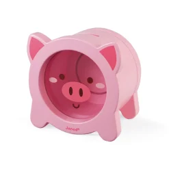 Janod Tapis & Déco*Tirelire Cochon (bois)