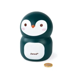 Janod Tapis & Déco*Tirelire Pingouin (bois)
