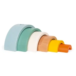 Janod Formes & Couleurs|Jouets À Promener & À Pousser*Tortue Arc-en-ciel Sweet Cocoon (bois)