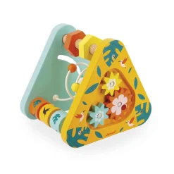 Janod Formes & Couleurs|Bouliers, Loopings & Panneaux D'Activités*Triangle Multi-Activités Tropik