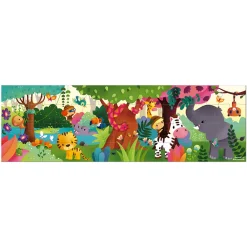 Janod Puzzles 20 À 49 Pièces*Valisette puzzle panoramique Jungle 36 pièces