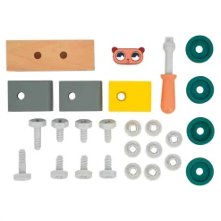 Janod Jeux De Construction|Établis, Outils & Bricolage*Voiture à Bricoler Ours Brico'Kids