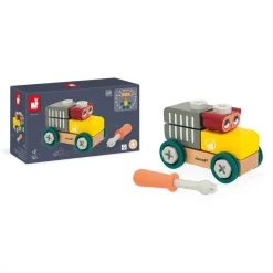 Janod Jeux De Construction|Établis, Outils & Bricolage*Voiture à Bricoler Ours Brico'Kids