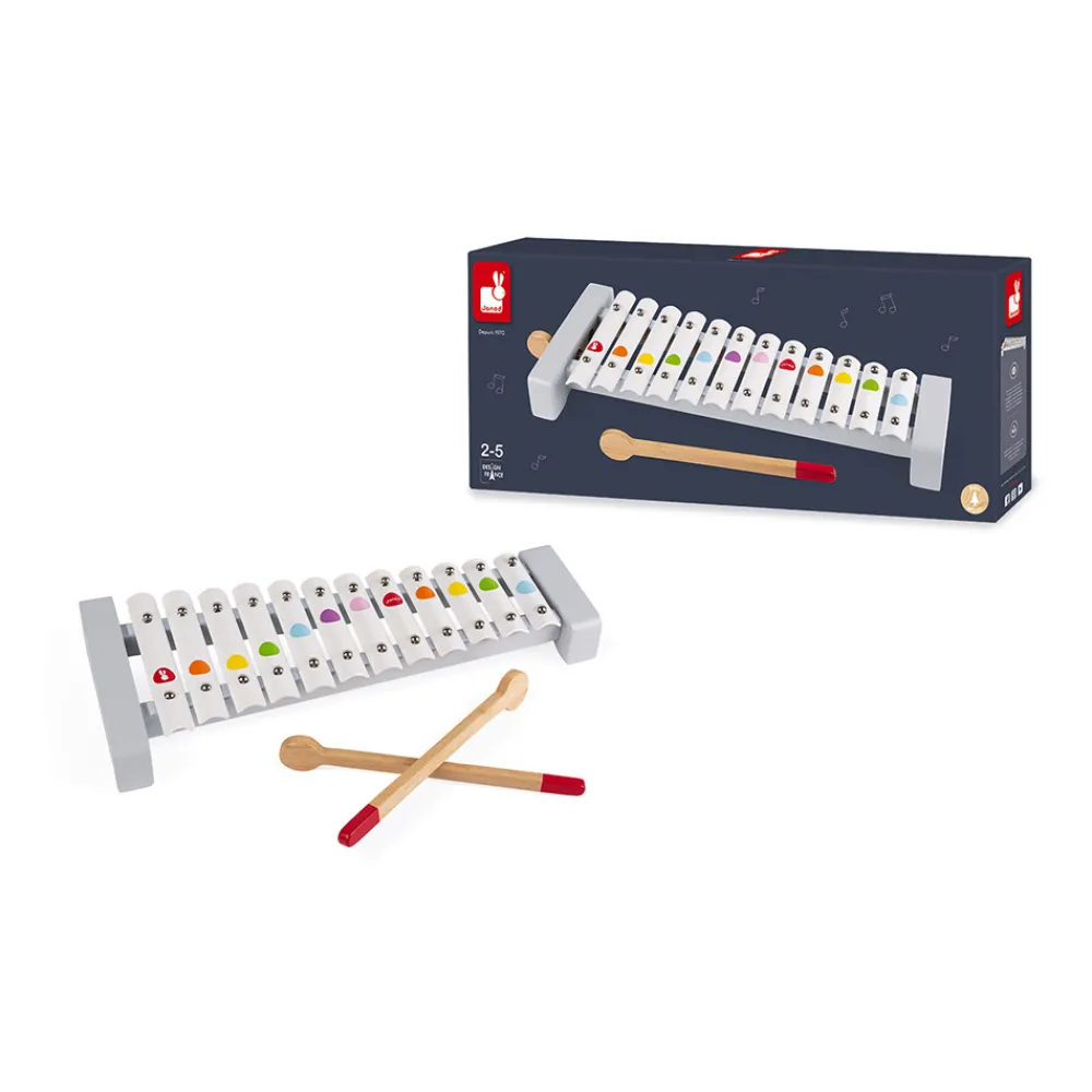 Janod Jouets Musicaux|Jouets Musicaux*Xylo métal Confetti